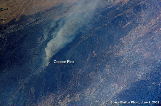 Wolf and Copper Fires Near Los Angeles