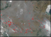 Widespread Smoke, Fires Across Eastern China