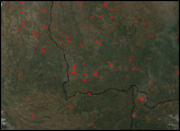 Widespread Burning across South Central Africa