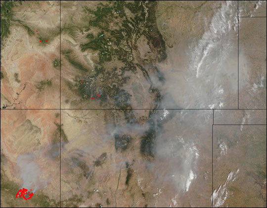 Rodeo and Chediski Fires in Arizona