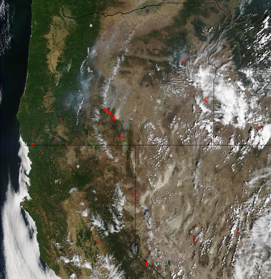 Fires Scorch Oregon