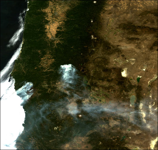 Fires Scorch Oregon