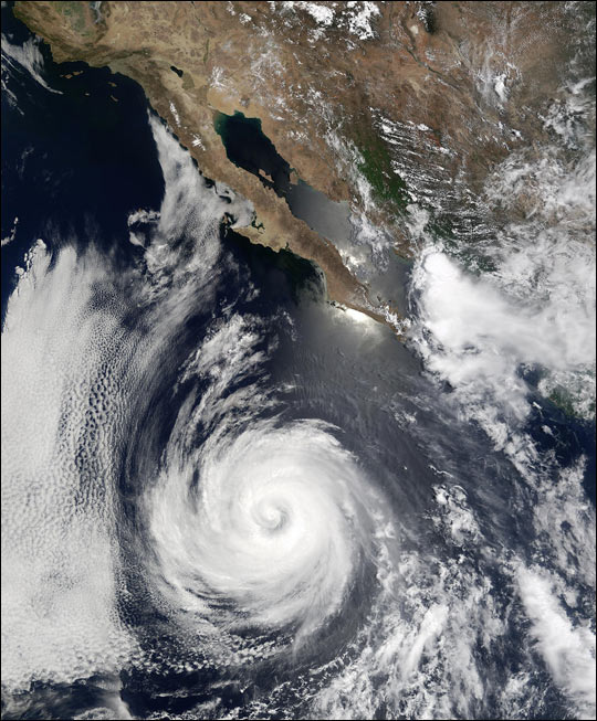 Hurricane Douglas South of Baja California