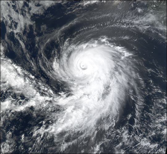 Hurricane Elida off Central America