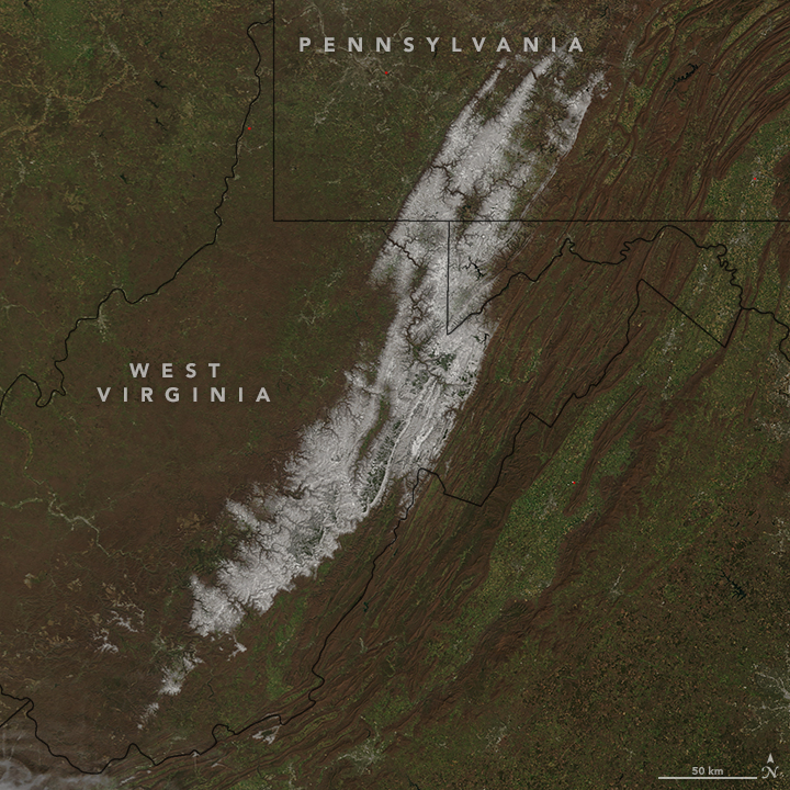 Spring Snow in the Appalachians