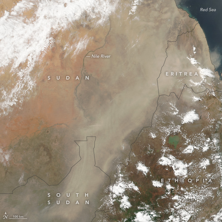Dust Storm Veils Sudan