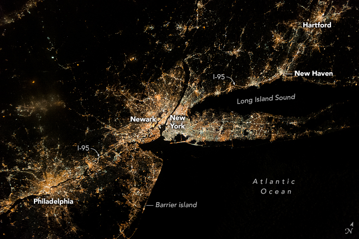 The I-95 Corridor at Night - related image preview