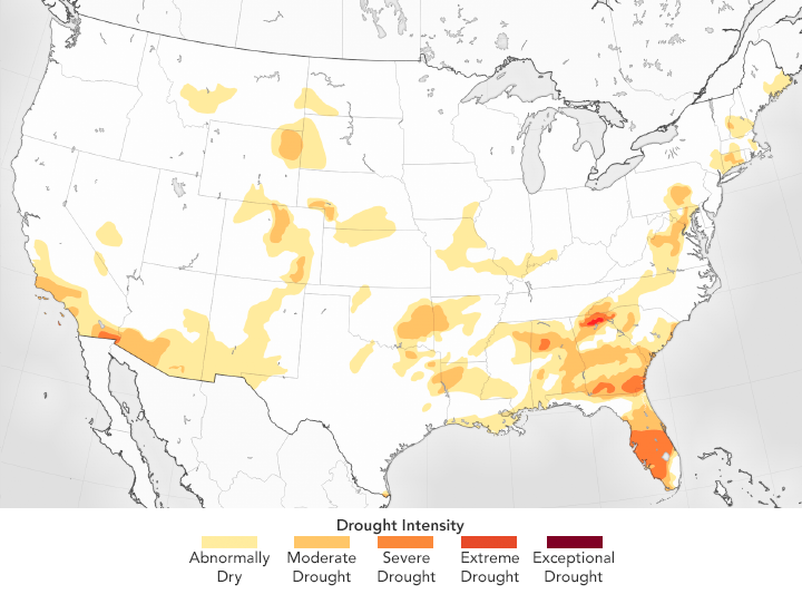 Drought Has Disappeared from Much of the U.S.