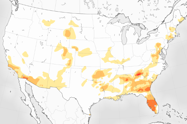 Drought Has Disappeared from Much of the U.S.