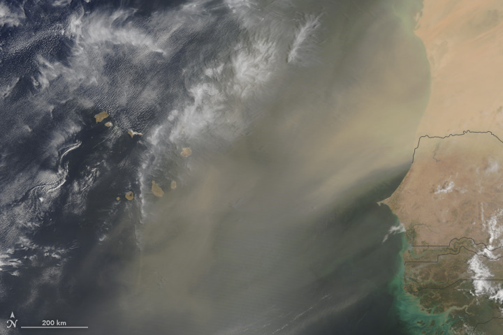 A Dusty Day Over Western Africa - related image preview