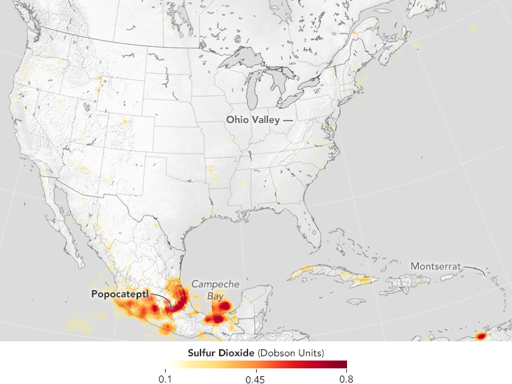 The Ups and Downs of Sulfur Dioxide in North America