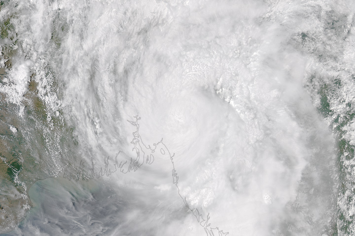 Cyclone Mora Makes Landfall 