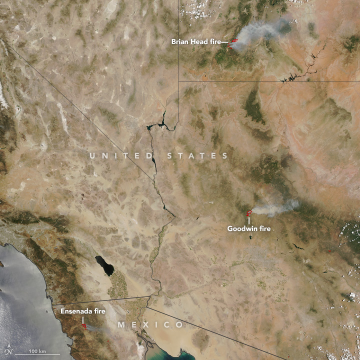 Fires in the Southwest