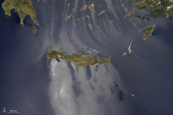 Sunglint on the Aegean and Mediterranean - related image preview