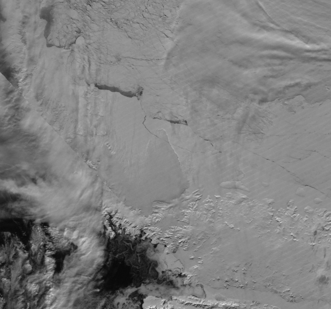 Antarctic Ice Shelf Sheds Massive Iceberg - related image preview