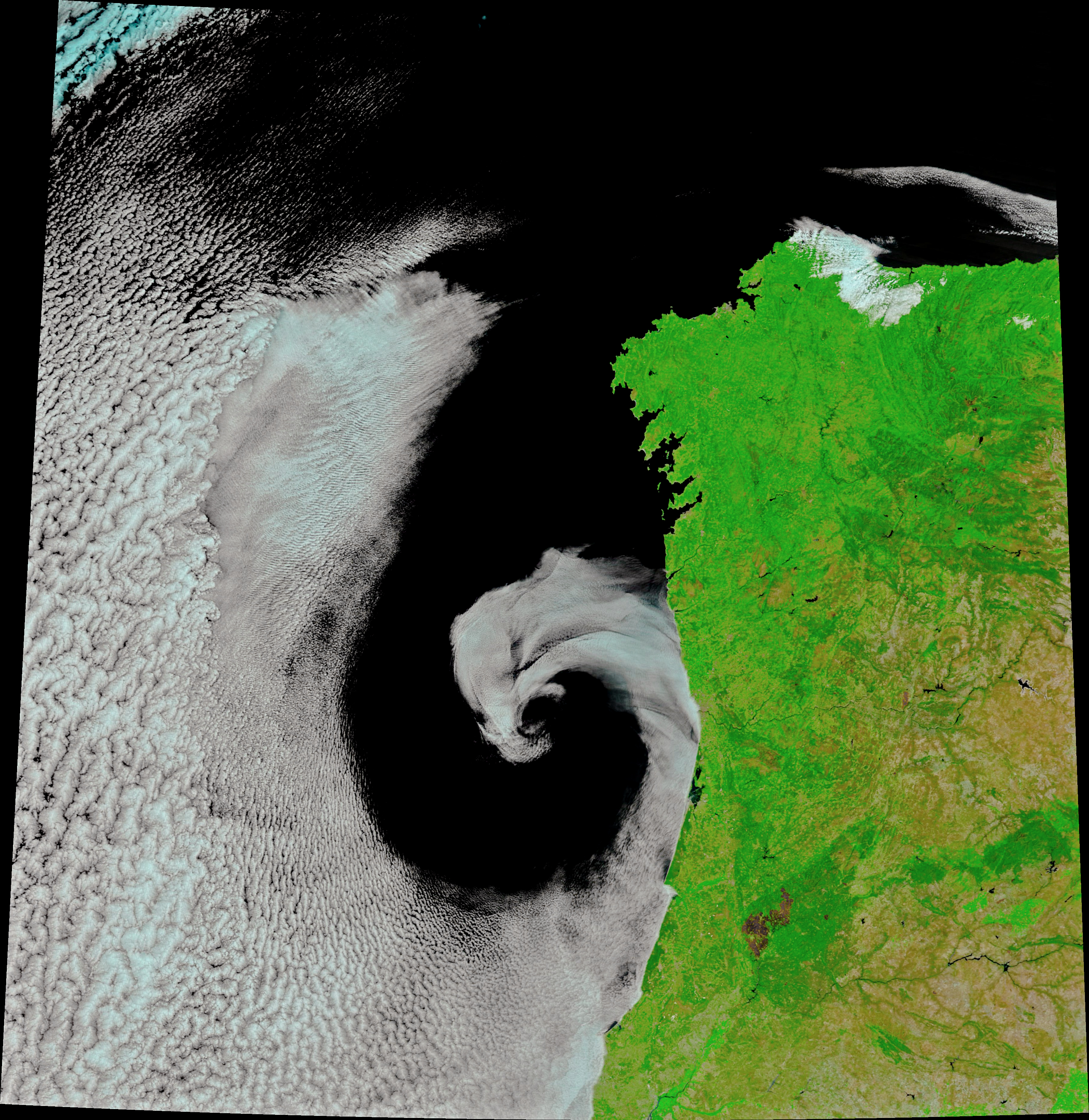 Cyclonic Rotation off Portugal - related image preview
