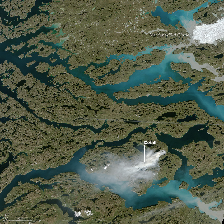 Unusual Wildfire Burns in Greenland