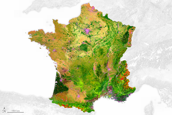 Land Cover Map of France - related image preview
