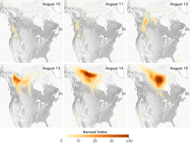 Record-Breaking Smoke Over Canada - related image preview