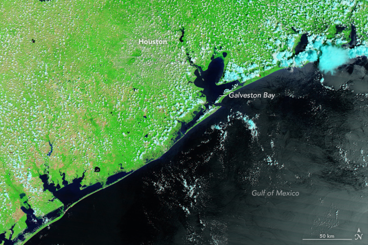 NASA Satellite Observes Flood Waters Across Texas