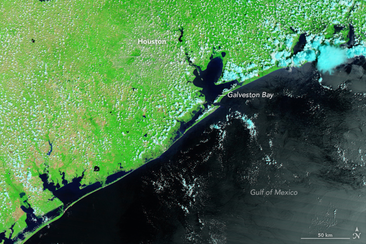 NASA Satellite Observes Flood Waters Across Texas - related image preview