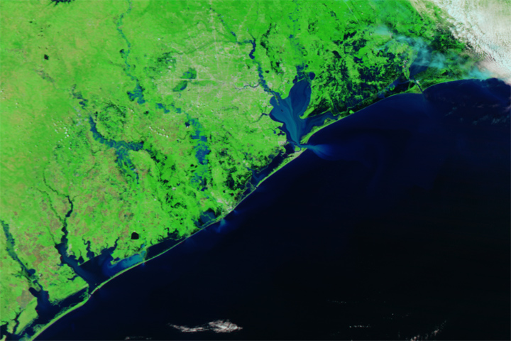 NASA Satellite Observes Flood Waters Across Texas - selected child image