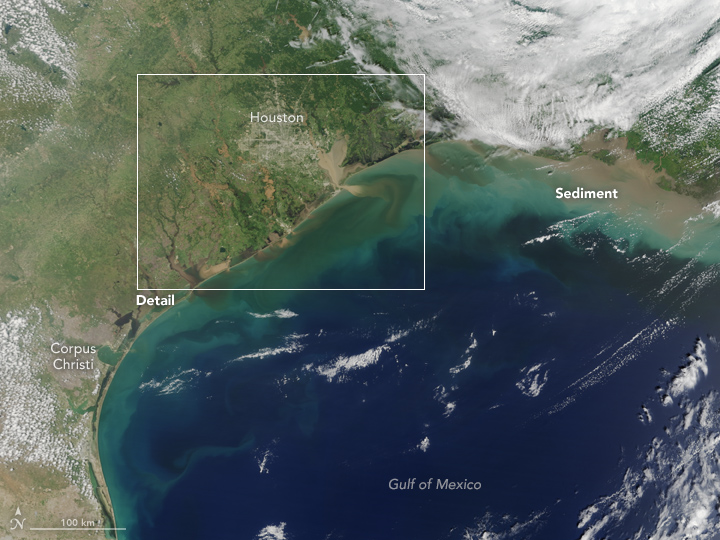 NASA Satellite Observes Flood Waters Across Texas - related image preview