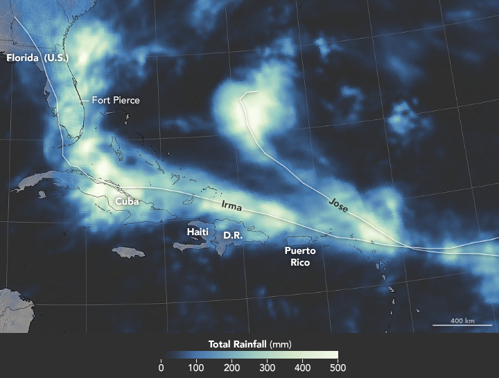 Rainy Fingerprints of Irma