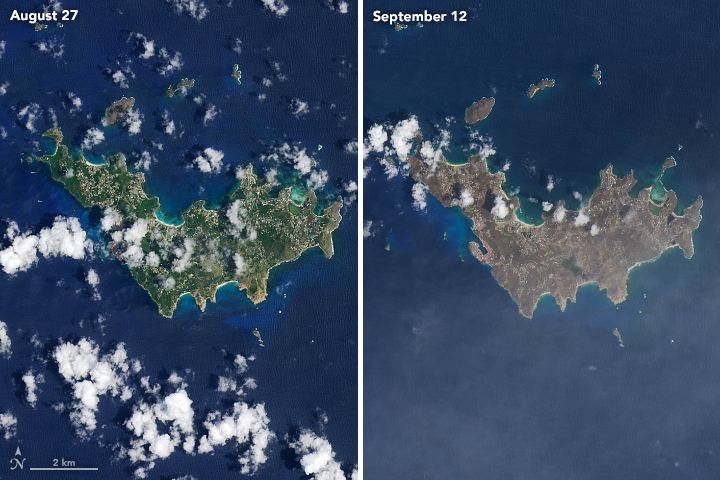 Barbuda and Saint Barthélemy Browned by Irma - related image preview
