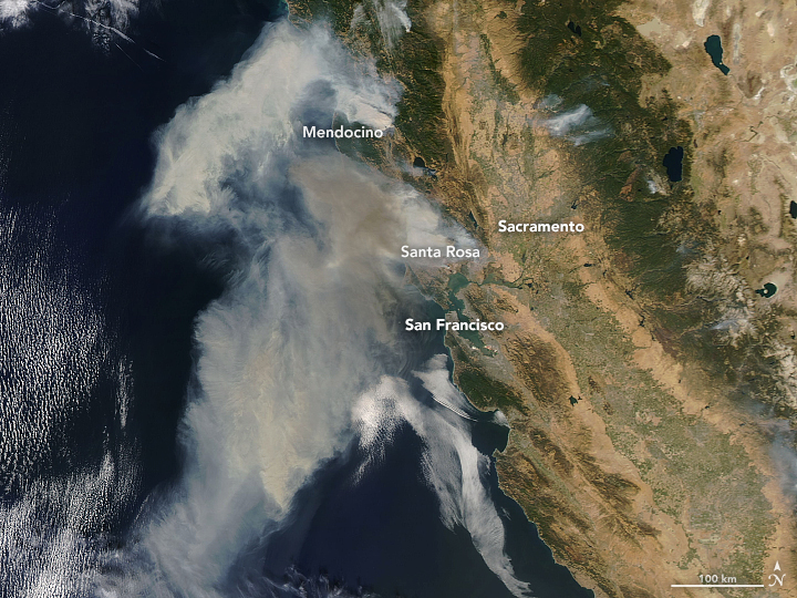 Explosive Fires in Northern California