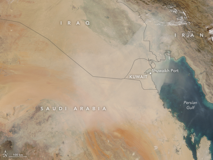 Dust Blankets the Middle East - related image preview