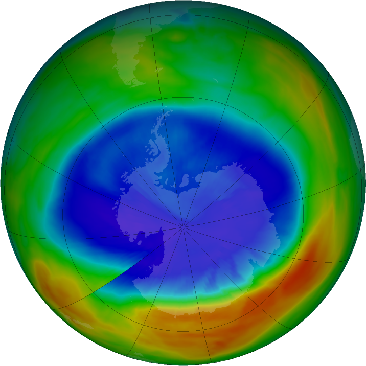 Ozone Hole is Smallest Since 1988 - related image preview