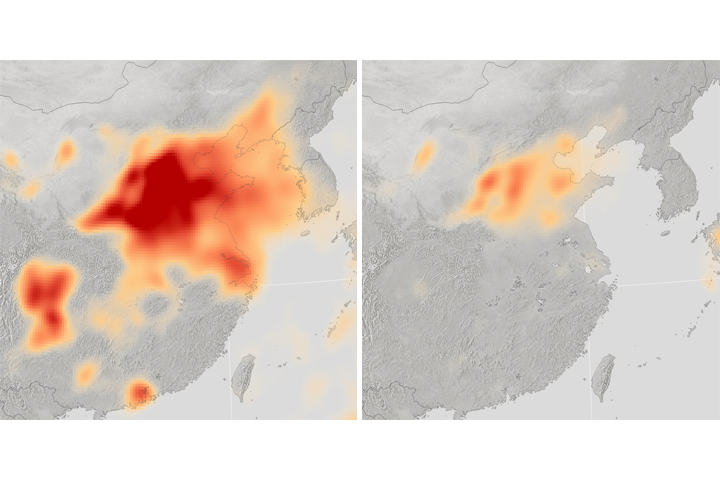 Sulfur Dioxide Emissions Fall in China, Rise in India