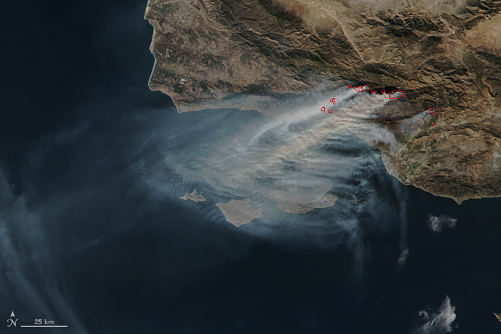 Smoke from the Thomas Fire - related image preview