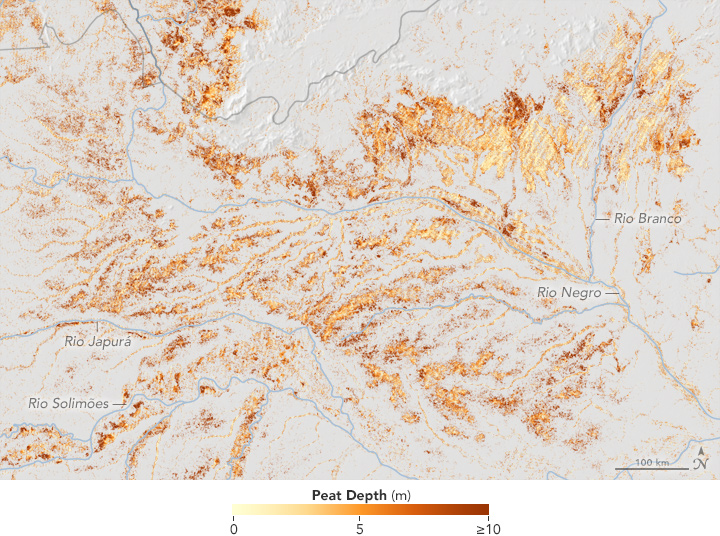 South America is Rich with Tropical Peat