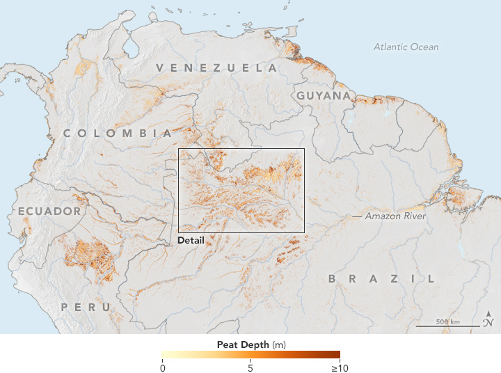 South America is Rich with Tropical Peat