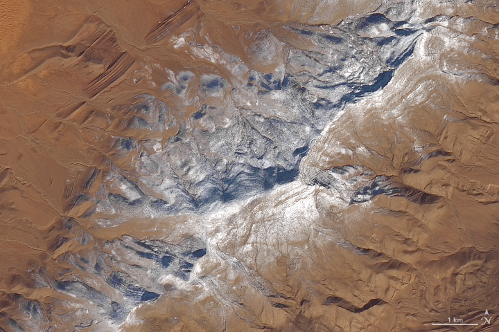 A Dusting of White in the Sahara - related image preview