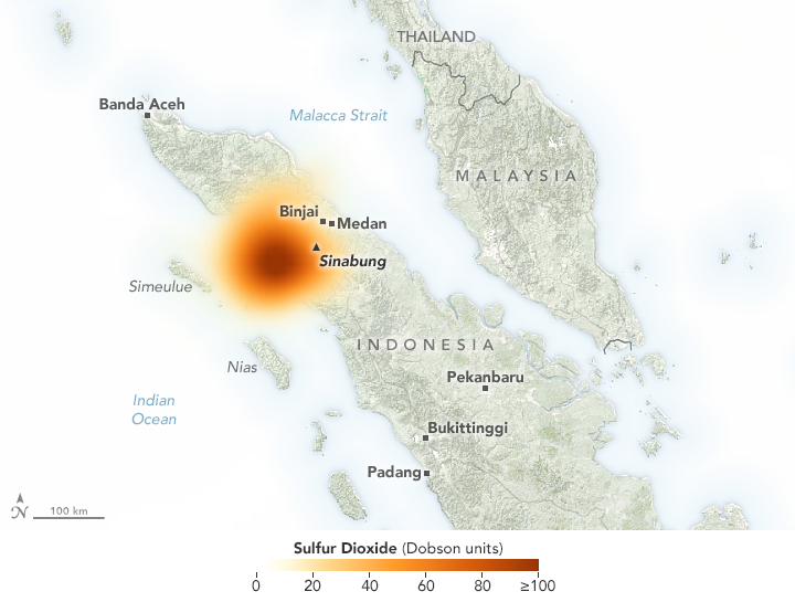 Violent Blast From Sinabung