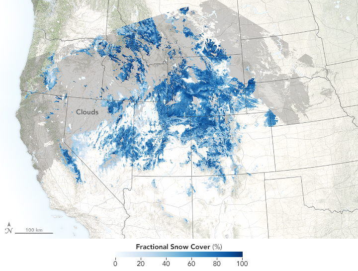 Snow Drought in the Rockies