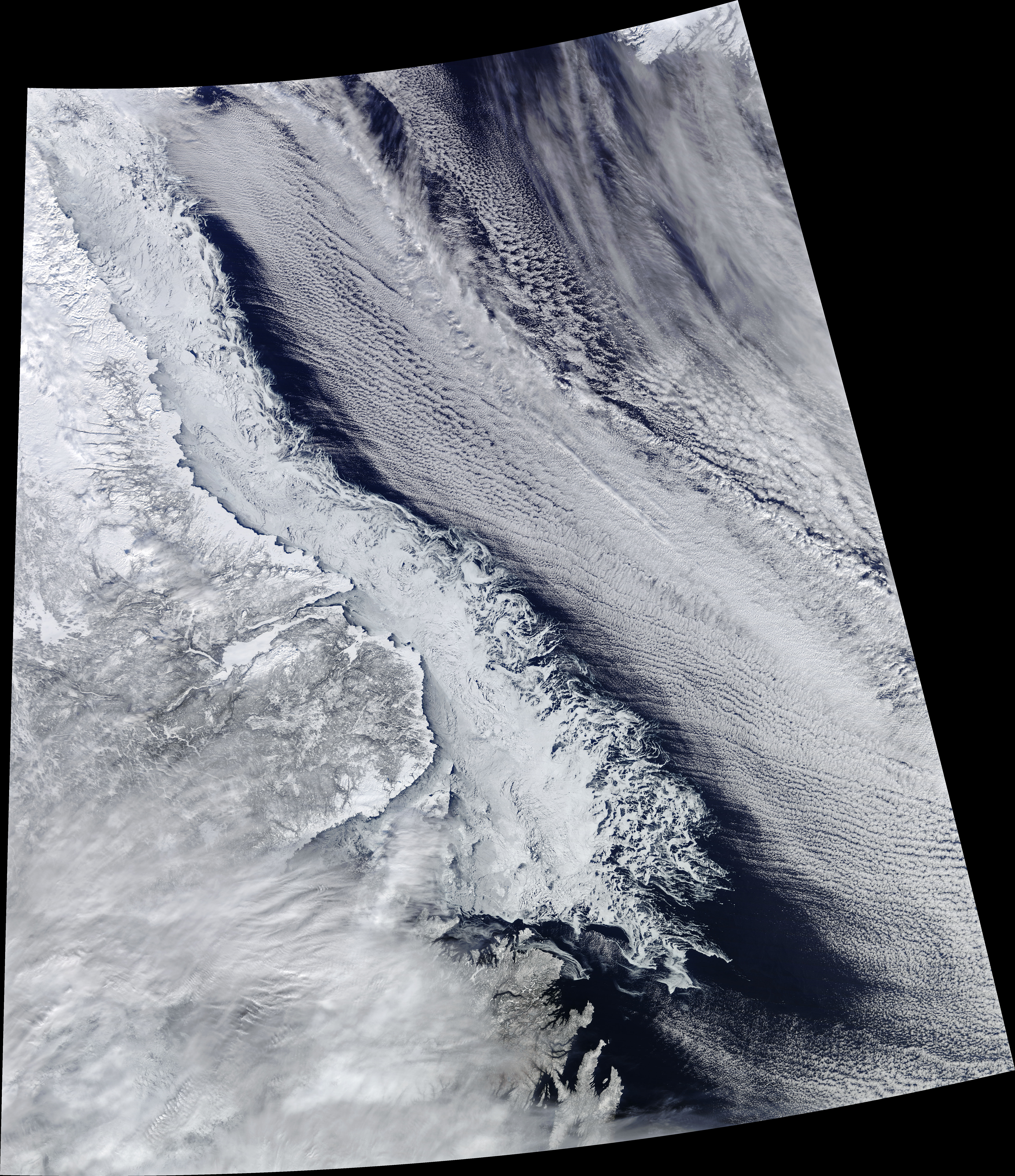 An Intersection of Land, Ice, Sea, and Clouds - related image preview
