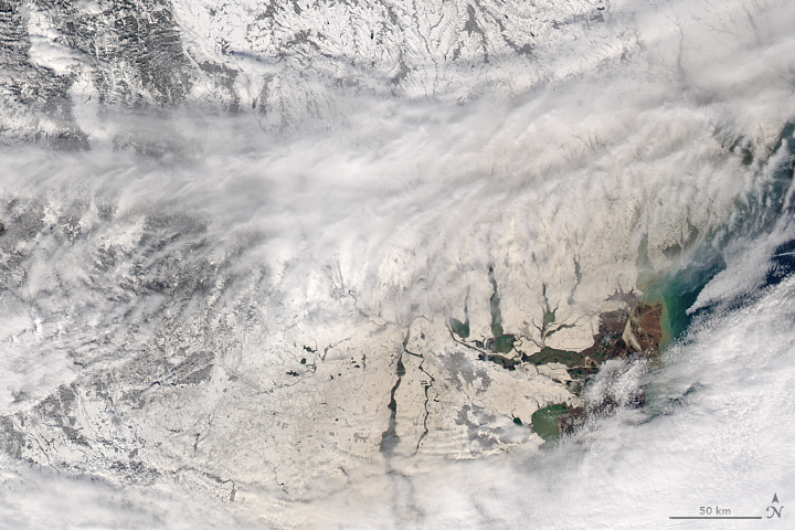 Saharan Dust Makes Orange Snow - related image preview