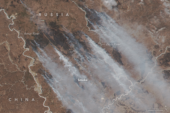 Forest Fires in Russia’s Far East