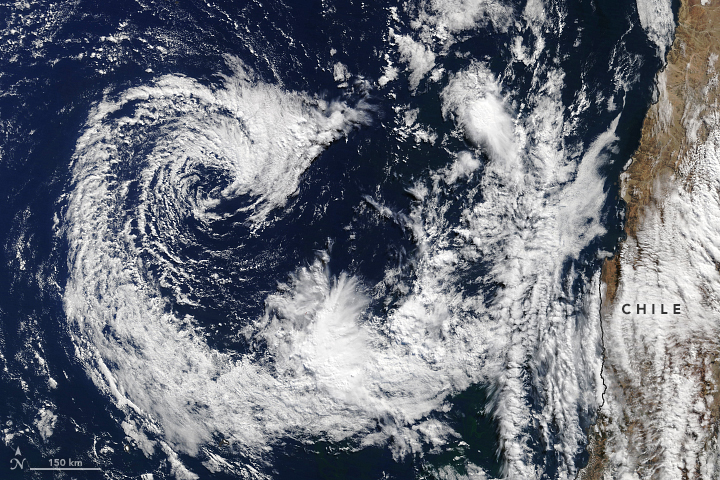 A Seldom Seen South American Cyclone