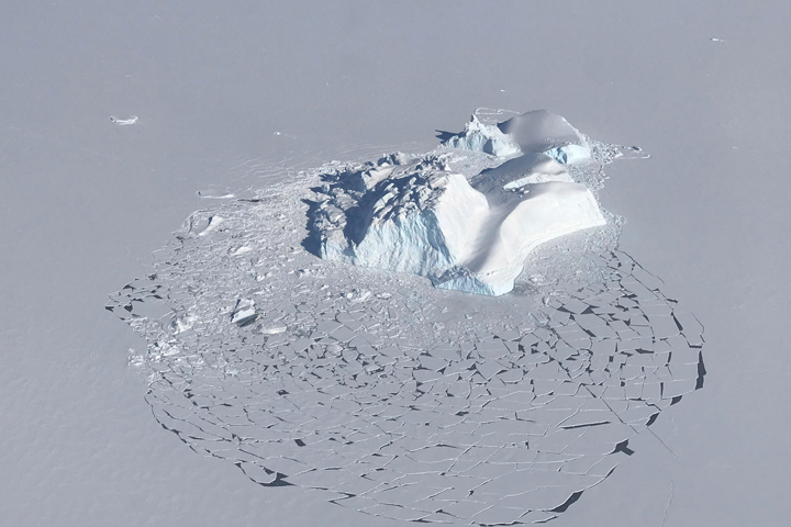 When Land Ice Meets Sea Ice