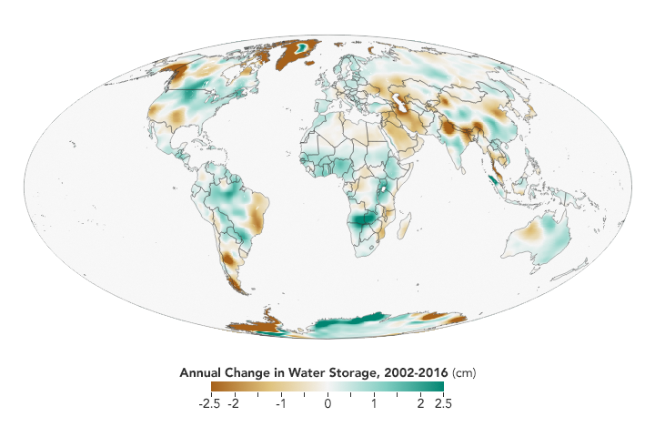 Twin Satellites Map 14 Years of Freshwater Changes - related image preview