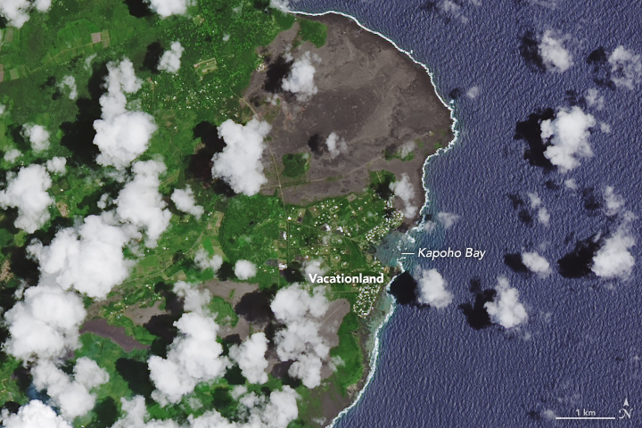 Lava Consumes Vacationland and Kapoho Bay