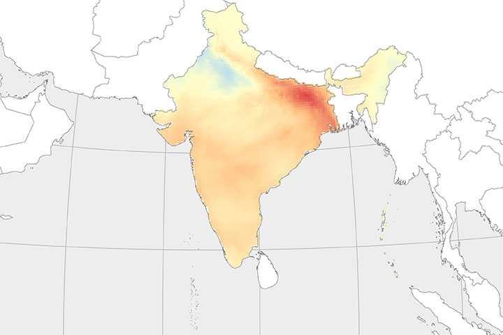 Air Pollution on the Move in India