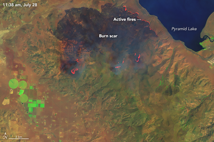 The Perry Fire by Day and Night - related image preview