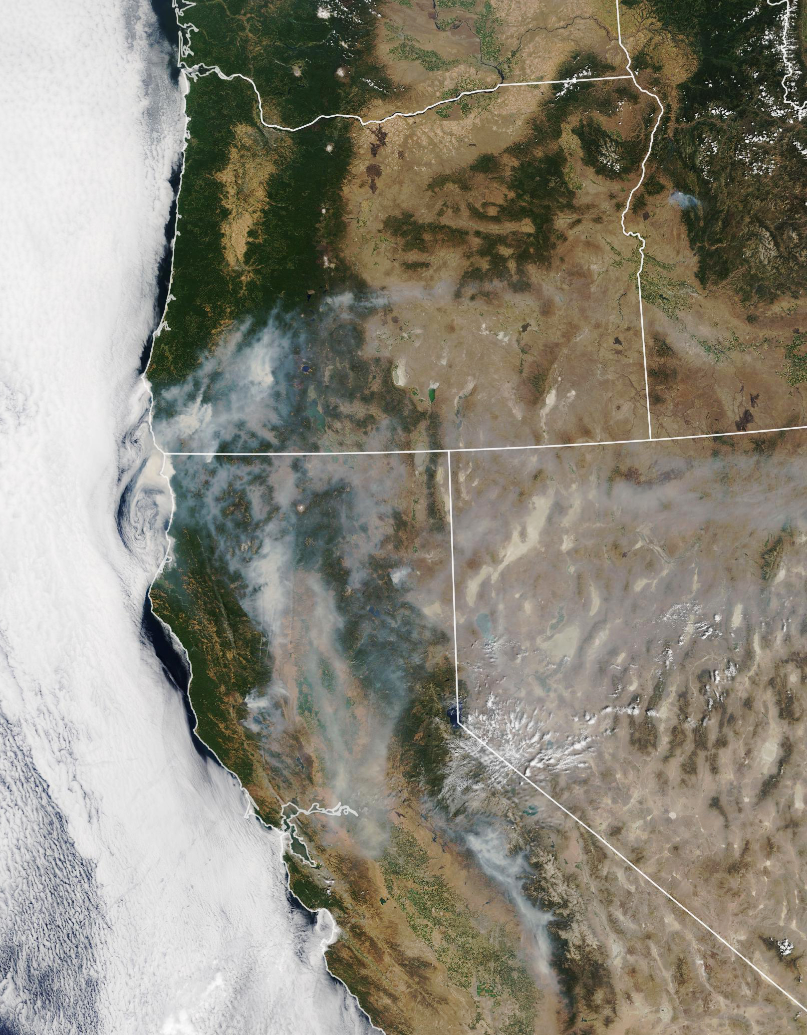 Wildfires Blanket Western States With Smoke - related image preview
