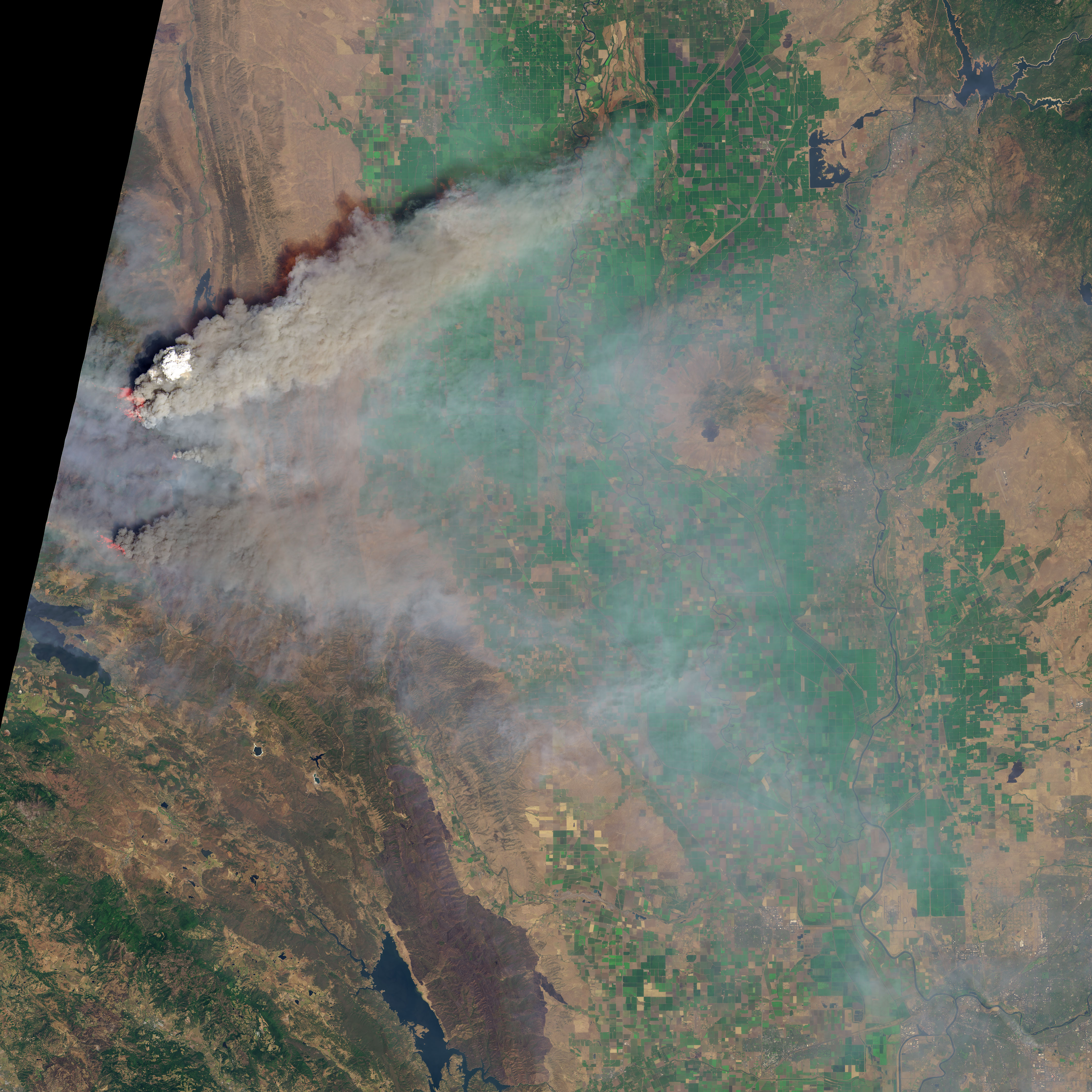 Smoke Plumes Tower Over California  - related image preview